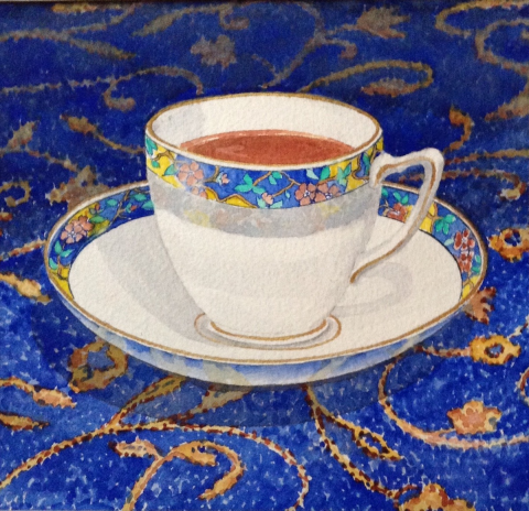 Arts & Crafts cup and saucer